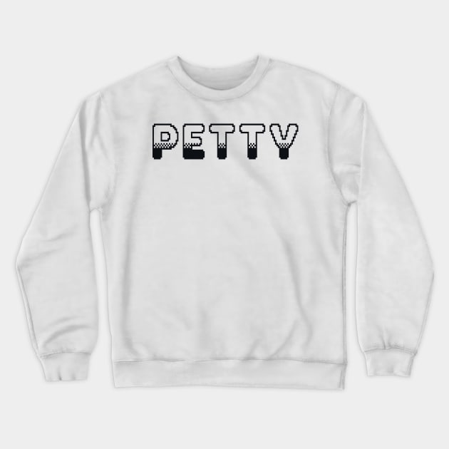 Petty Classic Video Game Graphic Black Crewneck Sweatshirt by ArtHouseFlunky
